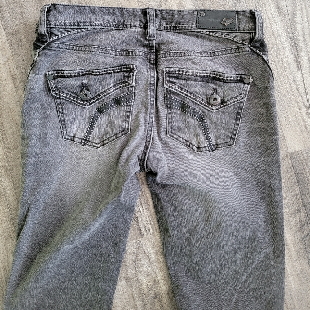 Fox Racing Boot Cut Jeans Size 5 - Picture 2 of 5